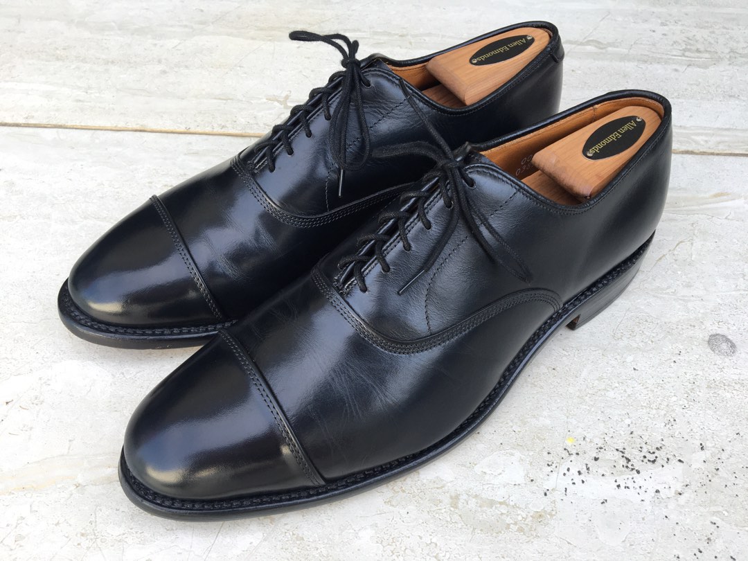Allen edmonds black park avenue discount