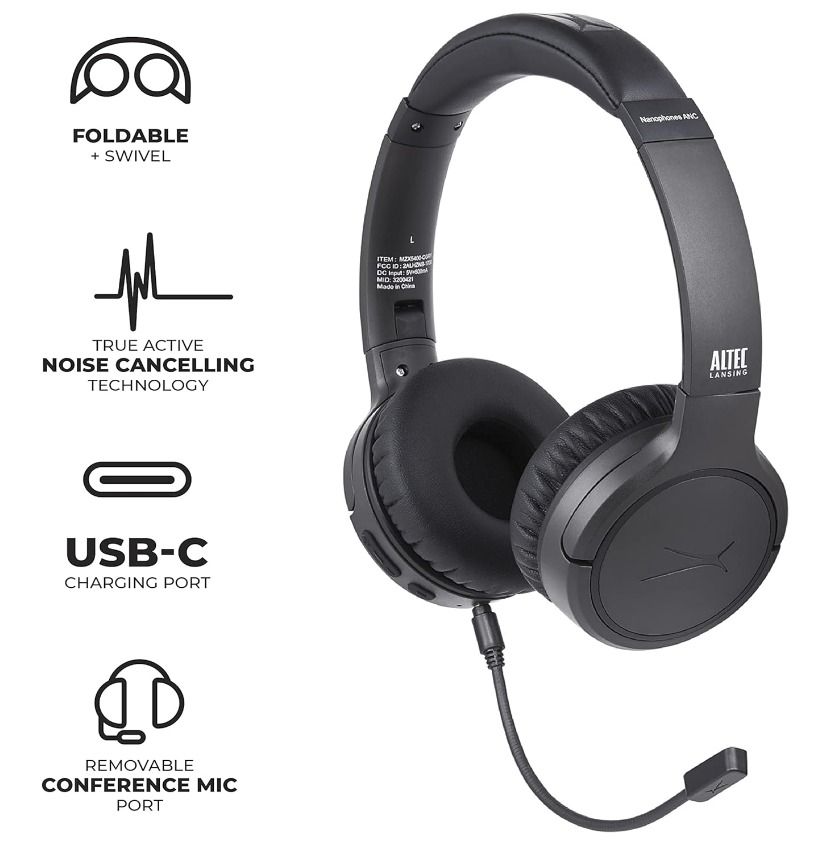 Altec lansing hotsell noise cancelling headphones