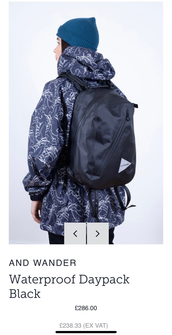 and wander Waterproof Daypack, 名牌, 手袋及銀包- Carousell