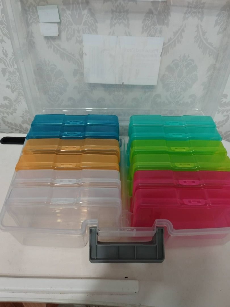 ANKO Photo and Craft Storage Box, Furniture & Home Living, Home