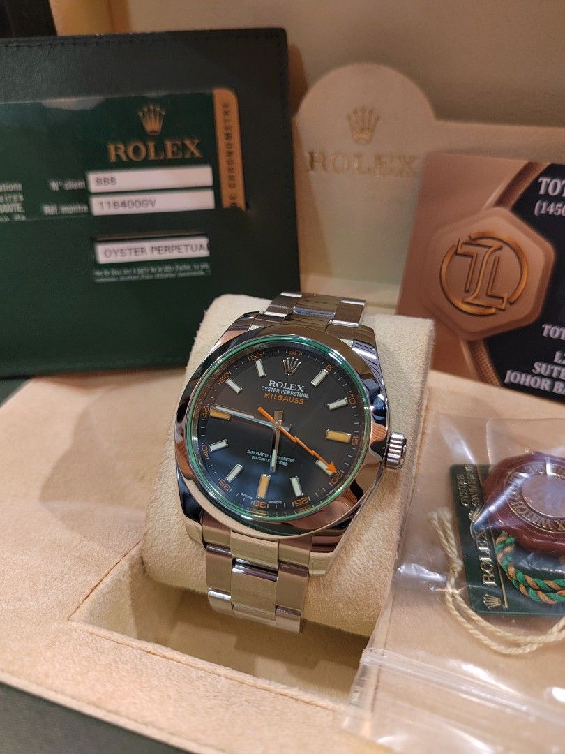 Rolex sales milgauss antimagnetic