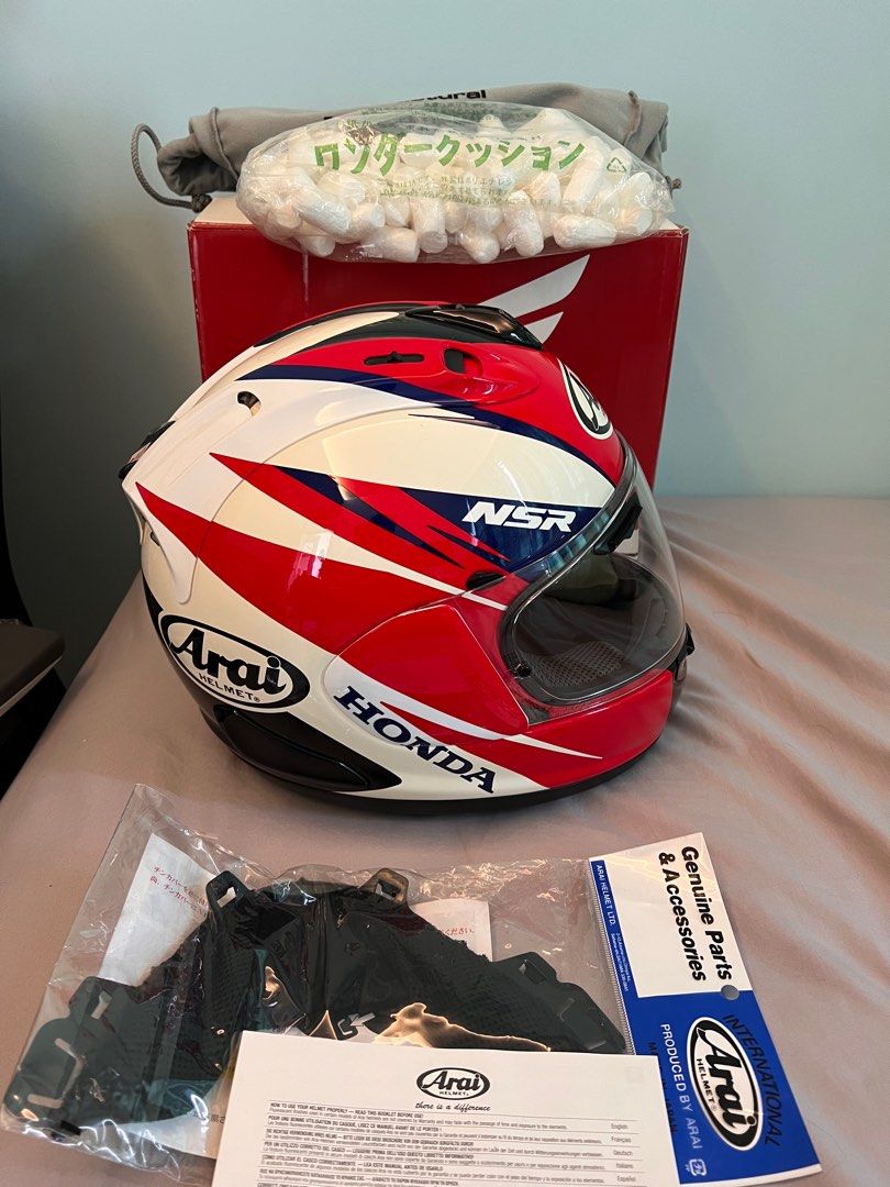 ARAI RX7 X RX 7RR5 HONDA NSR HASLAM GP size M Motorcycles