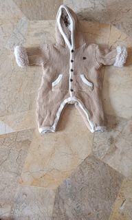Armani baby winter onesie