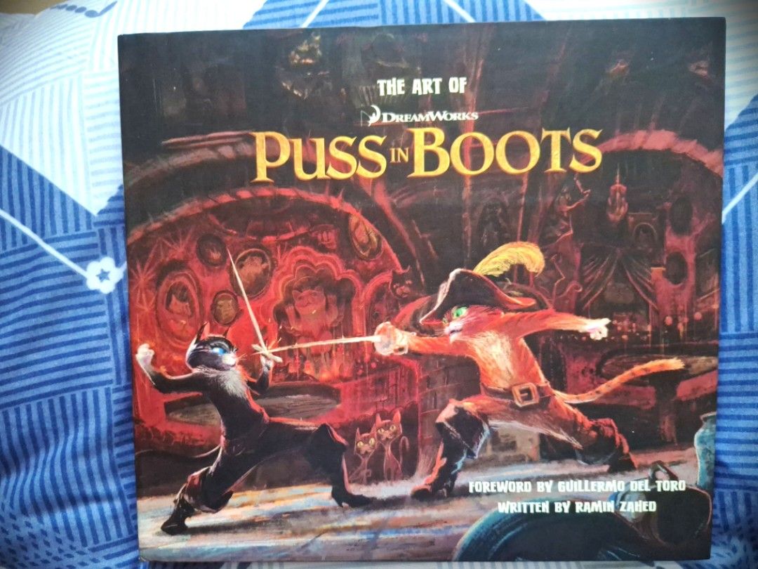 Artbook The Art of Puss in Boots by Dreamworks, Hobbies & Toys, Books