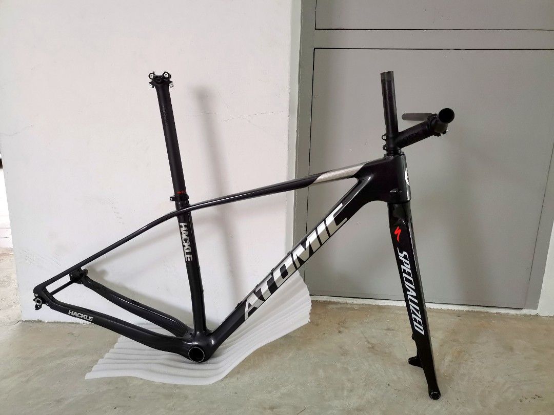 ATOMIC full carbon mountain bike. tag trek specialized giant Sports Equipment Bicycles Parts Parts Accessories on Carousell