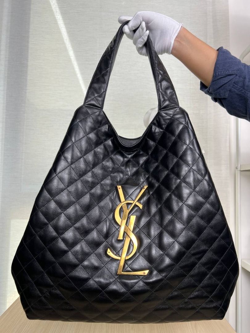 💯 AUTHENTIC YSL ICARE SHOPPING TOTE, Luxury, Bags & Wallets on Carousell