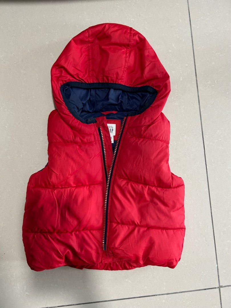 Baby gap puffer vest top