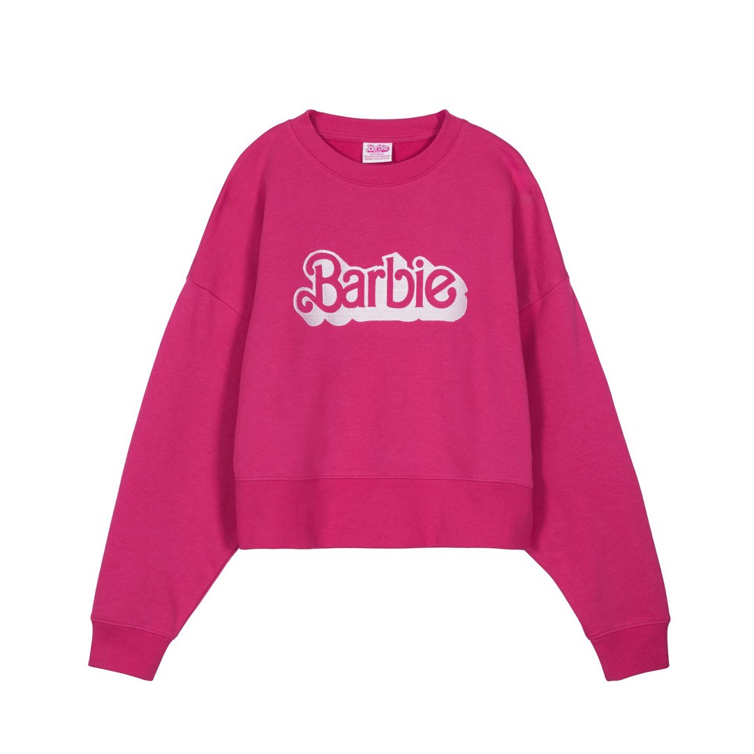 Barbie Primark Sweatshirt in Hot Visit Pink Women s Fashion