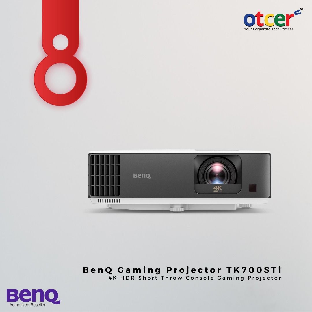 BenQ TK700STi (Category: Projectors) located in Pasig City. Submitted by otcer.philippines (Listing ID 1262064664, Image 1). Description: Every shadow, every glint, every echo - TK700STi doesn't miss a beat. Feel it for real at www.otcer.ph for Php 100,990.00. #OtcerPH.