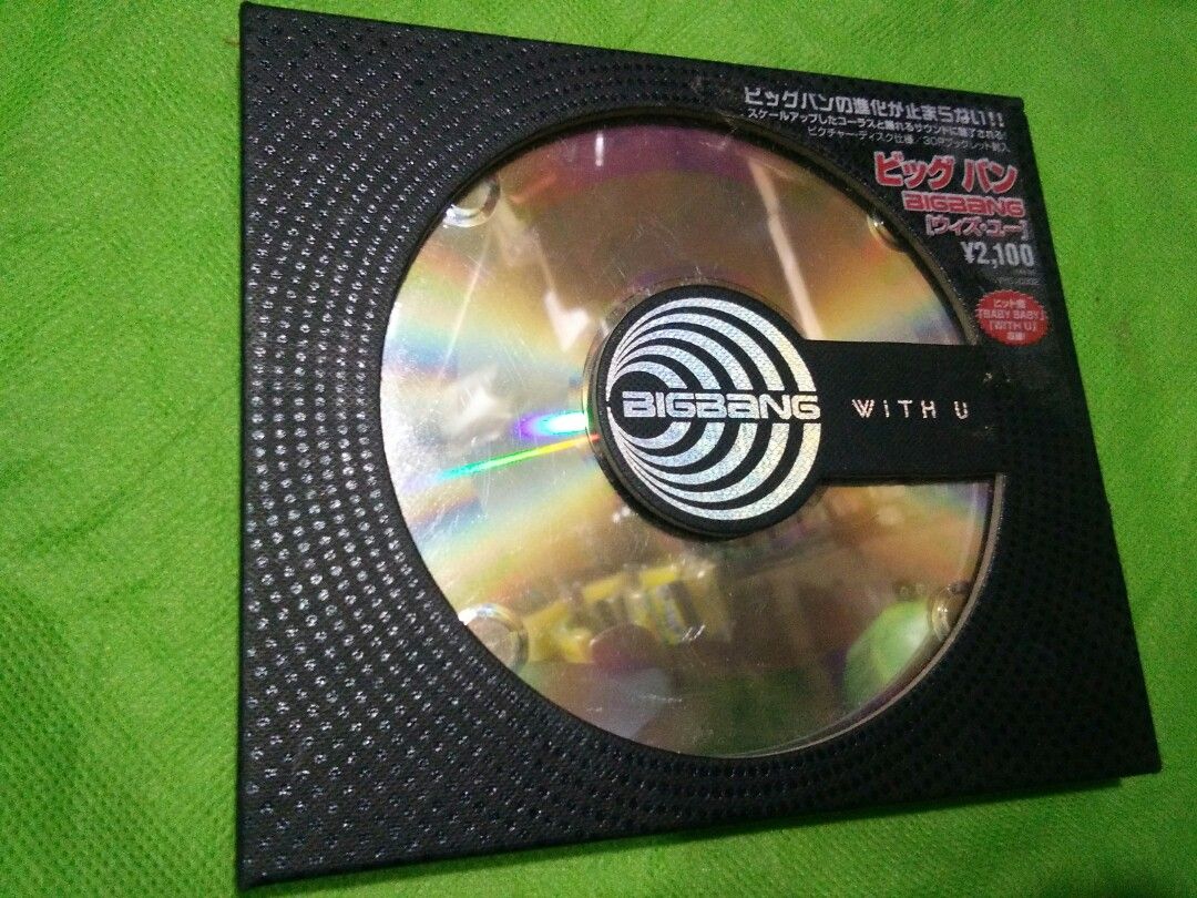 BIG BANG - WITH U CD (Category: CDs & DVDs) located in Calamba. Submitted by thekidwholovesvintage (Listing ID 1262028957, Image 1). Description: BIG BANG - WITH U CD MINT CONDITION FREE SHIPPING.