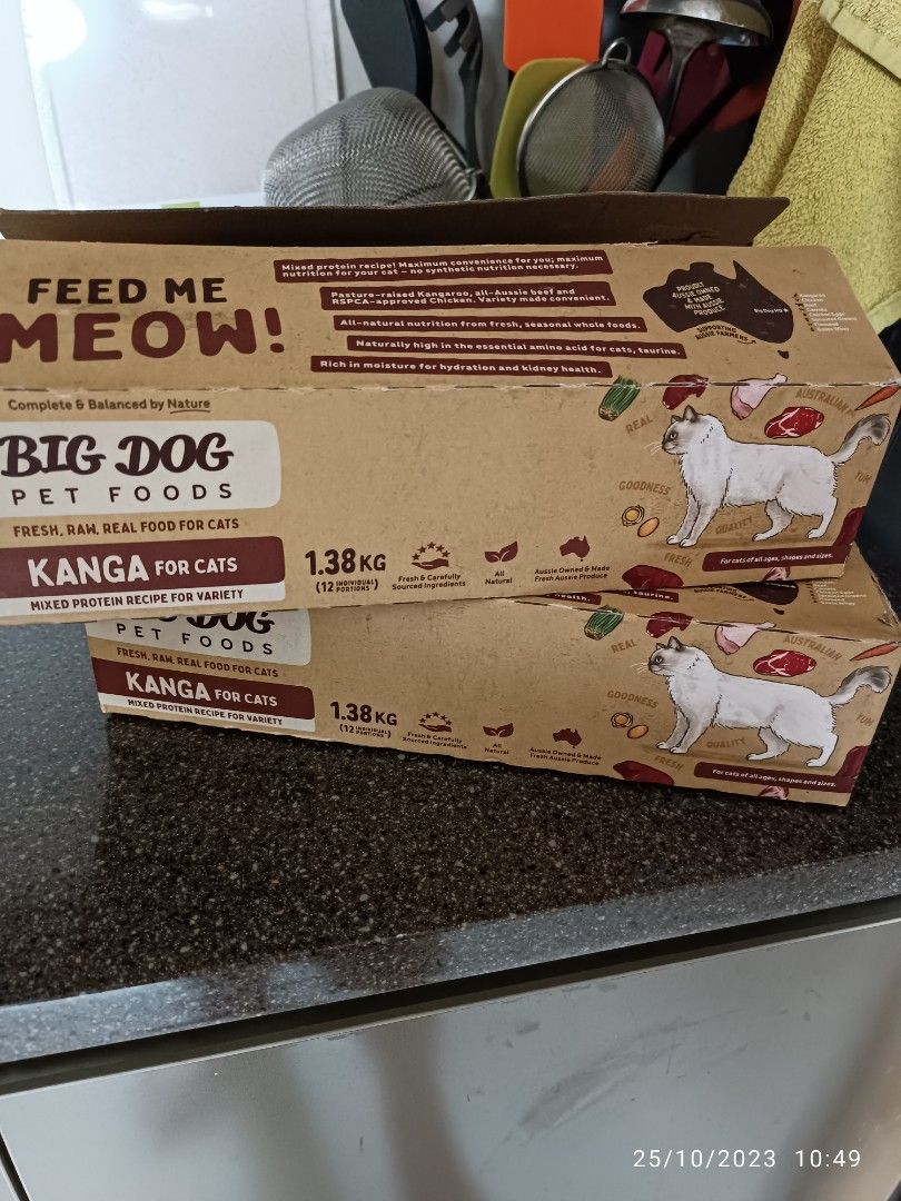 Big dog hotsell barf for cats