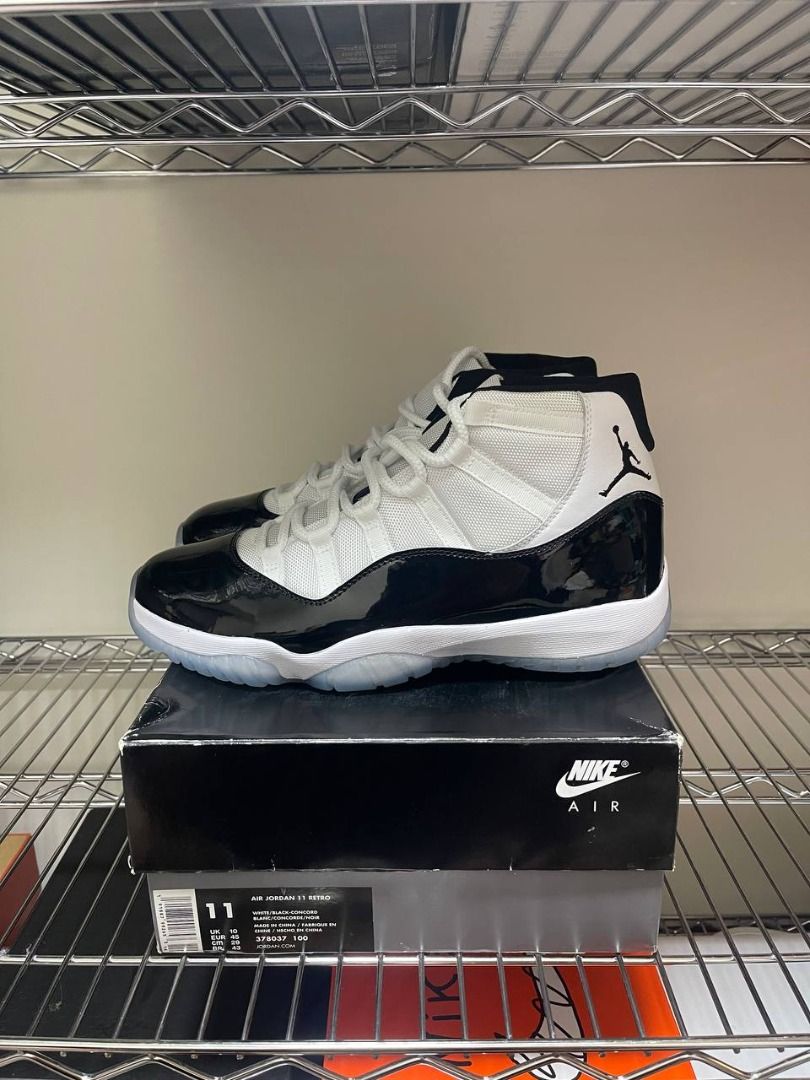 BIG SIZE SELECT】Jordan 11 Retro Concord (2018) 378037-100 US11