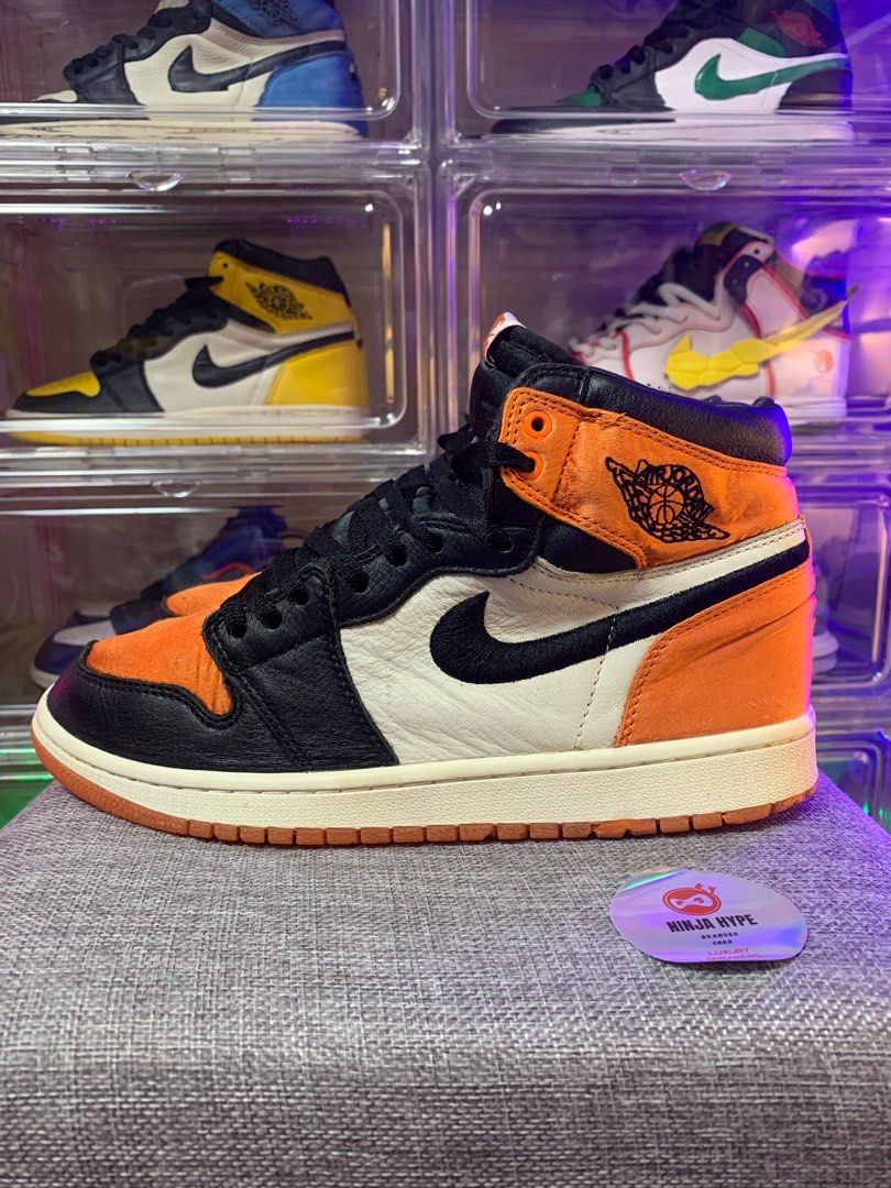AIR JORDAN HIGH SATIN SHATTERED BACKBOARD AIR JORDAN SATIN SHATTERED  AIR JORDAN HIGH JORDAN AJ SEPATU SHOES SNEAKERS