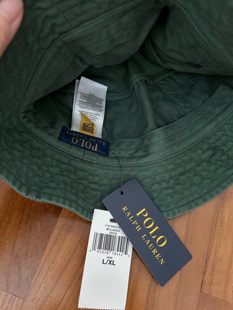BNWT Ralph Lauren Unisex Cotton Bucket Hat, Women's Fashion