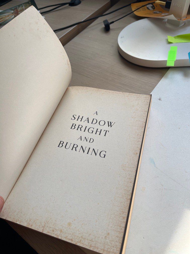 Book a shadow bright and burning, Hobbies & Toys, Books & Magazines
