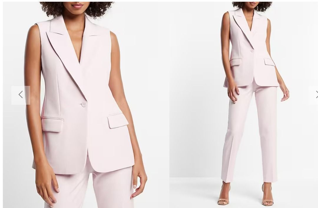 Express hotsell sleeveless blazer