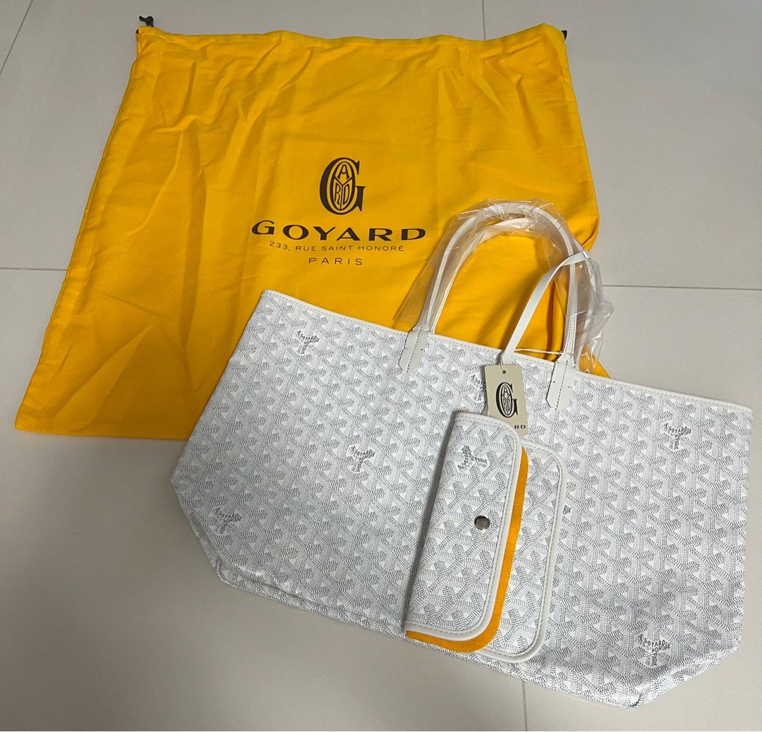 Brand New Goyard Saint Louis PM Bag (White), Luxury, Bags & Wallets on  Carousell