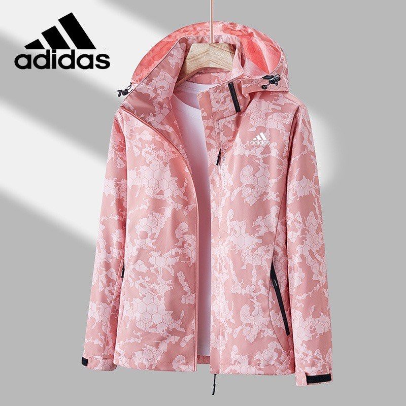 Adidas womens shop pink jacket