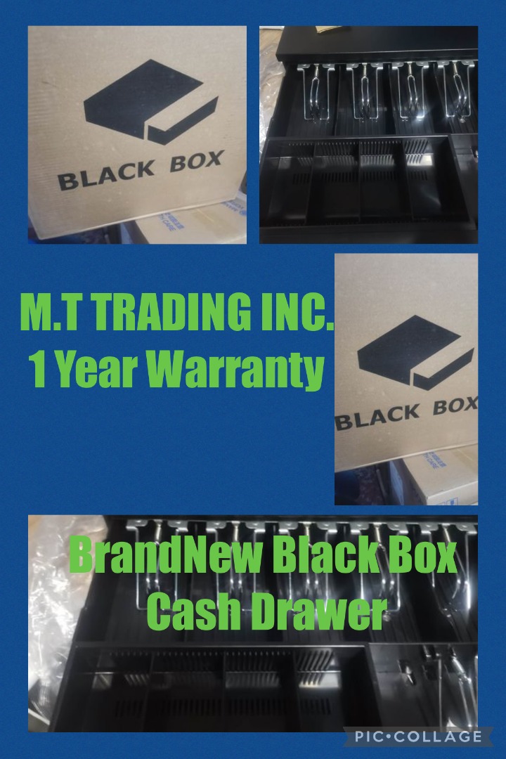 BRANDNEW CASH DRAWERS BLACK BOX, Computers & Tech, Printers, Scanners