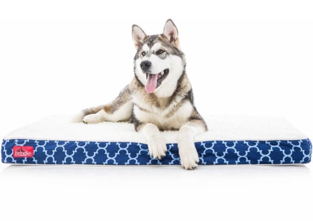 Brindle Waterproof Designer Memory Foam Pet Bed Pet Supplies
