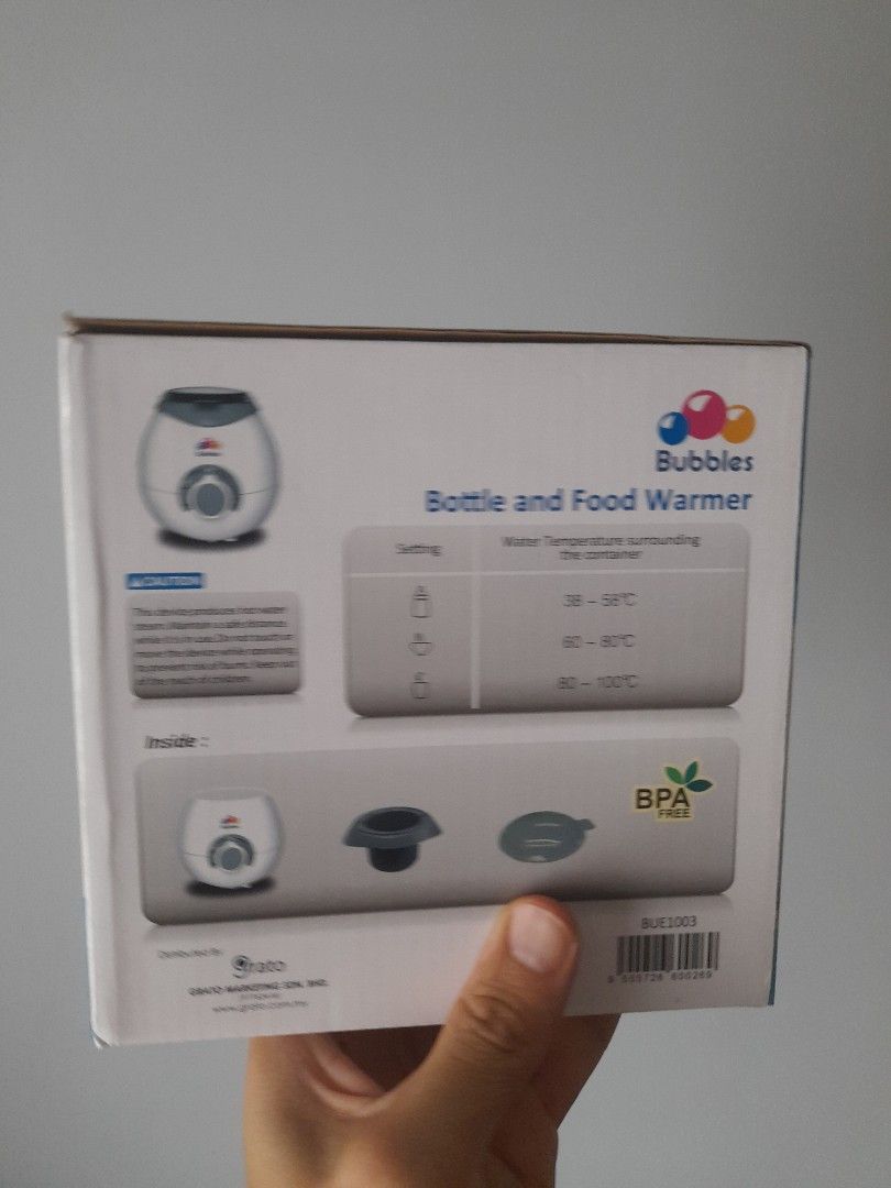 Bubbles Bottle and Food Warmer, Babies & Kids, Nursing & Feeding