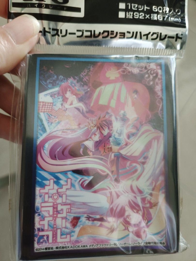 no game no life card sleeves Idol Ai Hoshino Holographic Card Sleeves  Kado Supplies