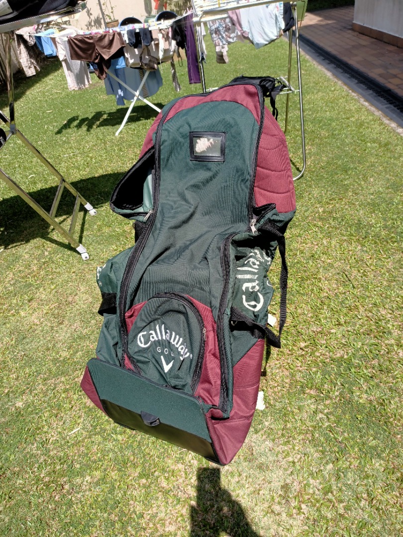 CALLAWAY Golf Bag Travel Cover & Mercedes Golf Shoe Bag, Sports