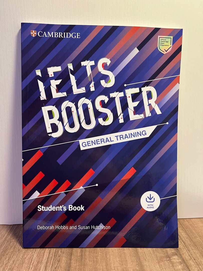 Boosters　Booster　Audio,　with　興趣及遊戲,　Cambridge　Answers　教科書-　Exam　English　Book　Training　IELTS　文具,　General　書本　with　Student's　Carousell