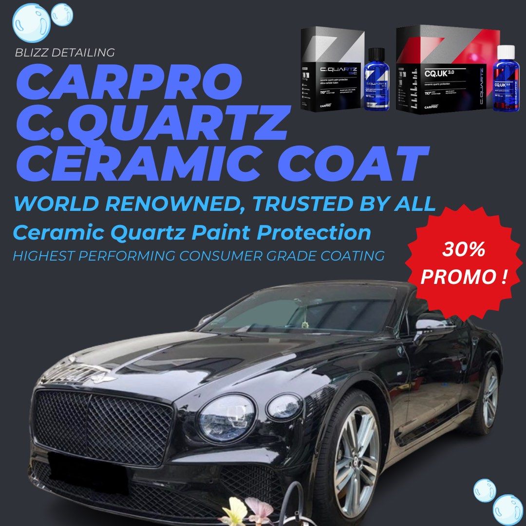 CarPro Ceramic Coating c.quartz SiC + UK3.0 Machine Polishing