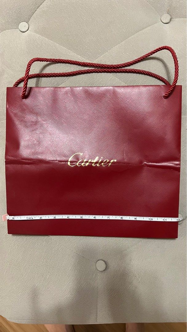 Cartier Paper Bag Medium (Category: Luxury Bags & Wallets) located in Quezon City. Submitted by prelovedstuffshop (Listing ID 1262075747, Image 2). Description: 💯 authentic .