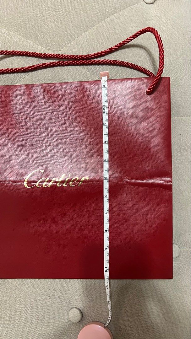 Cartier Paper Bag Medium (Category: Luxury Bags & Wallets) located in Quezon City. Submitted by prelovedstuffshop (Listing ID 1262075747, Image 3). Description: 💯 authentic .
