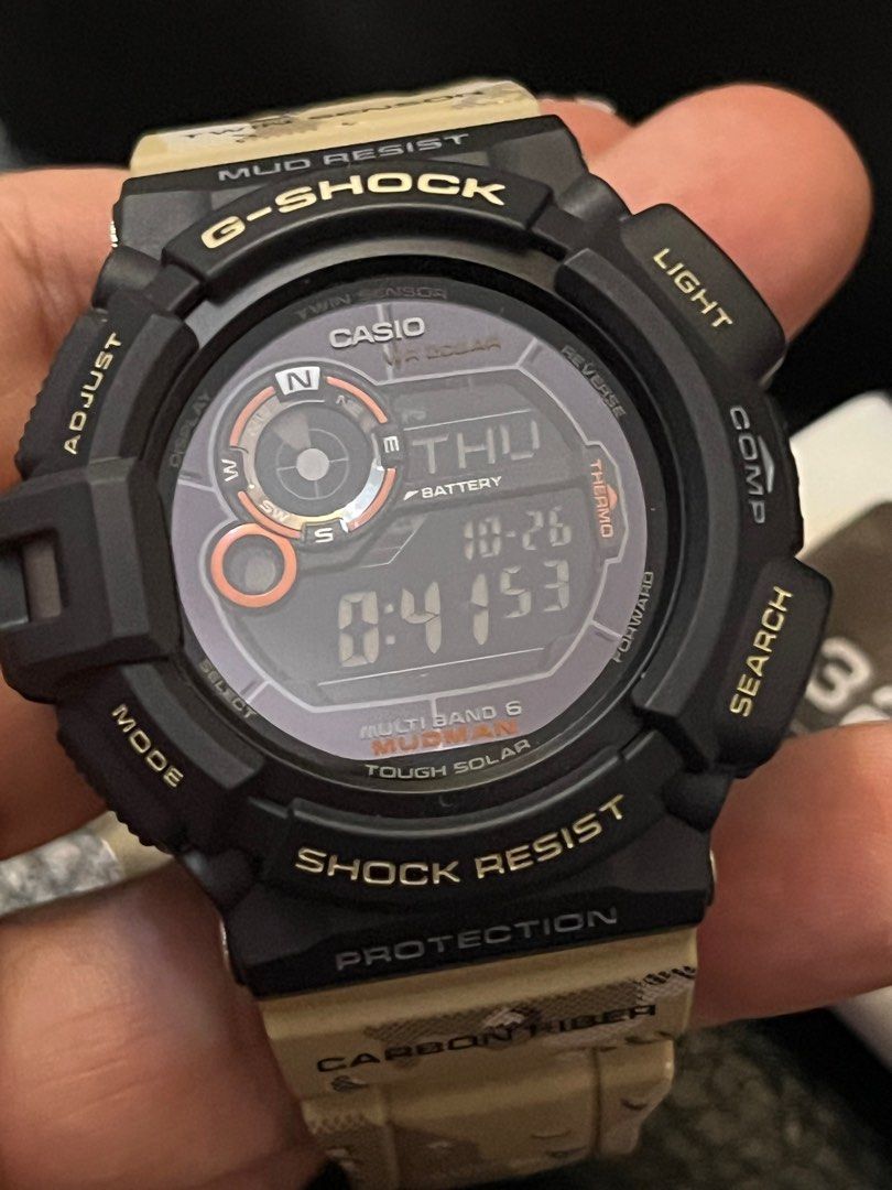 Casio g shock madman 日本版電波碳纖帶泥人Mudman GW-9300DC-1JF GW