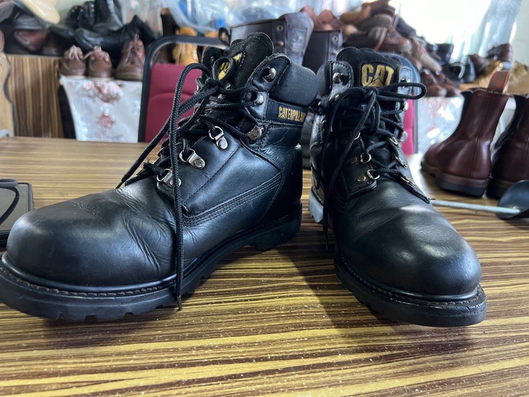 Caterpillar steel new arrivals toe boots uk