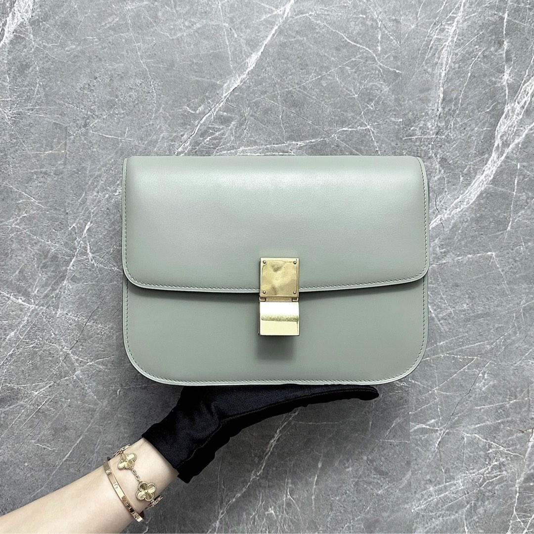 Celine classic outlet box grey