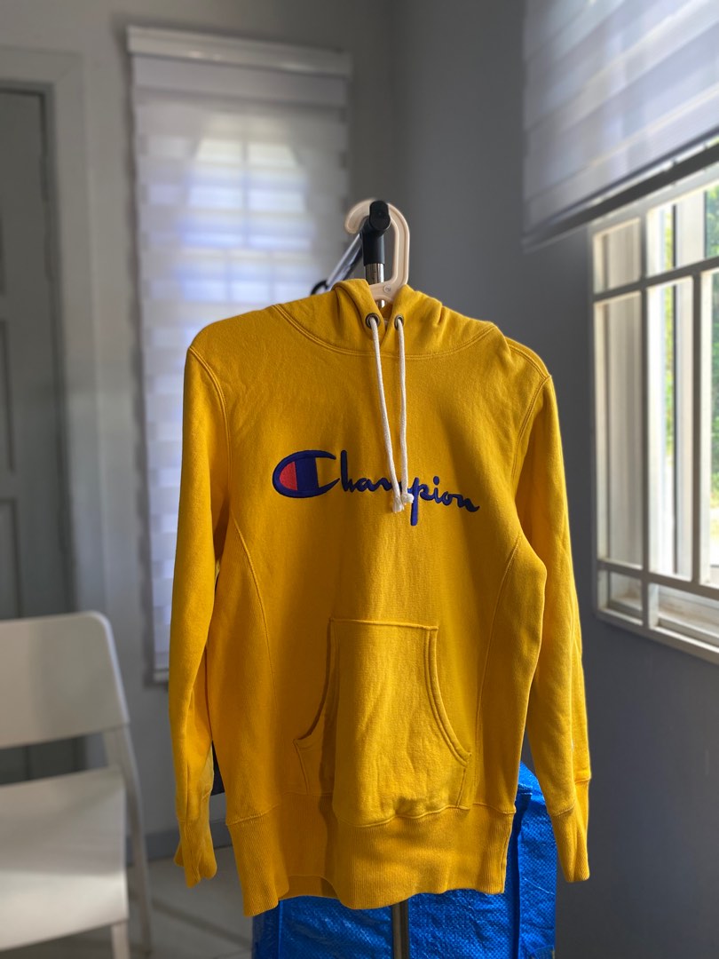 Champion reverse deals weave yellow