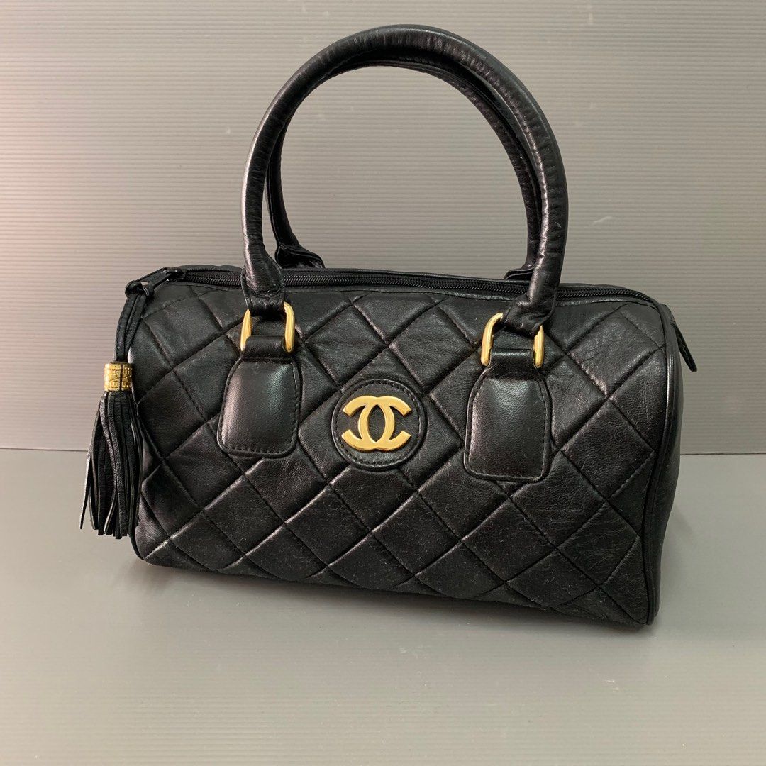 Chanel Boston bag, Luxury, Bags & Wallets on Carousell