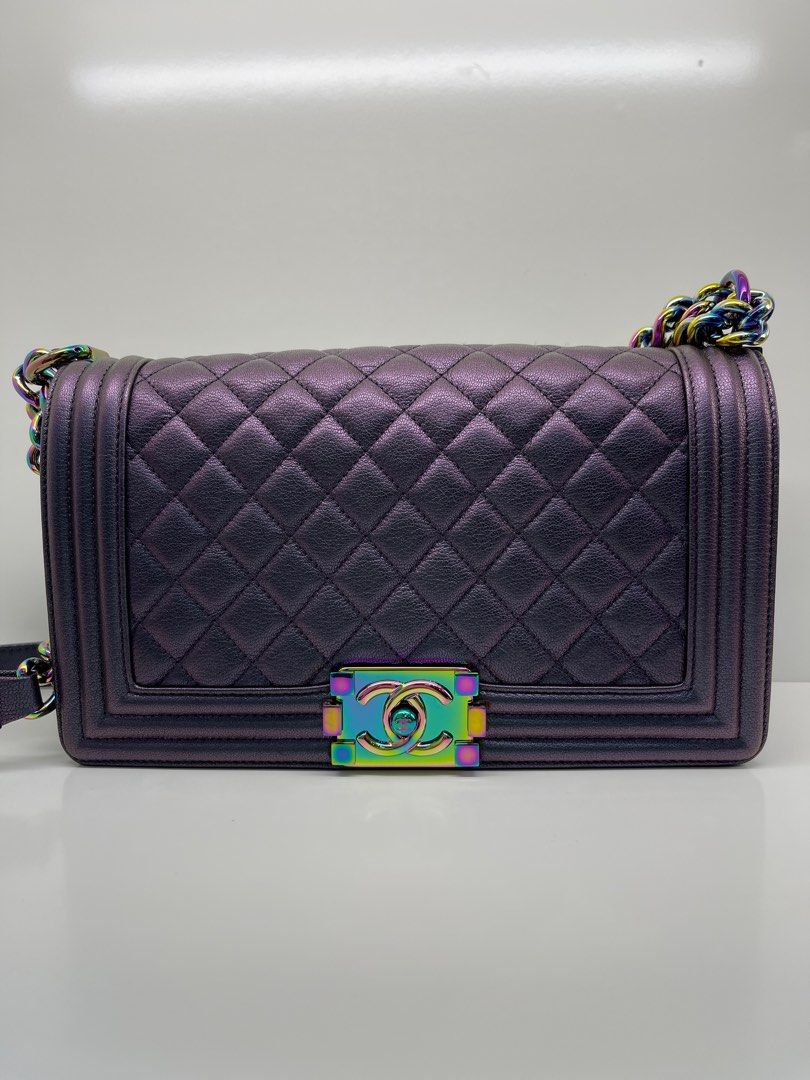 Chanel boy new medium mermaid sales