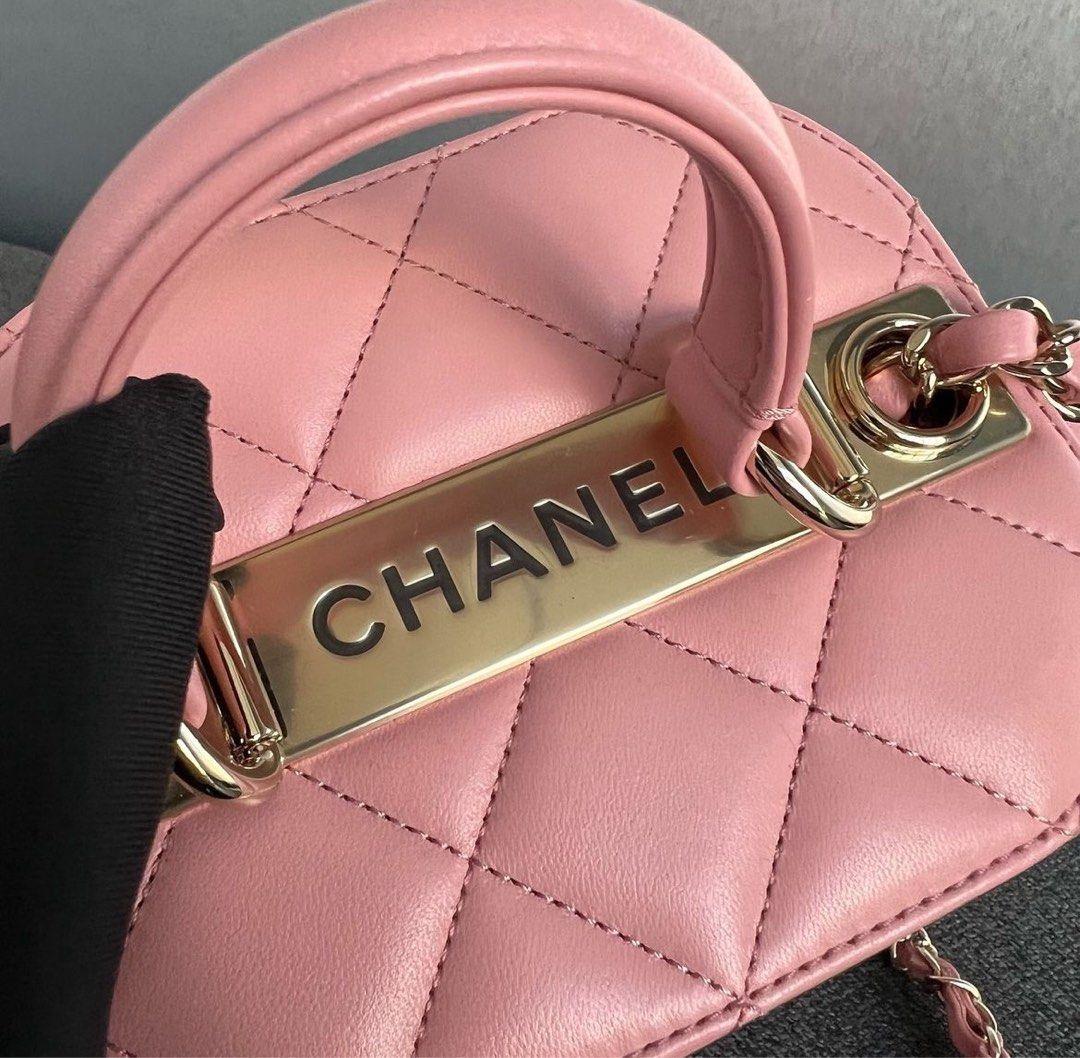 Pink chanel sales trendy cc