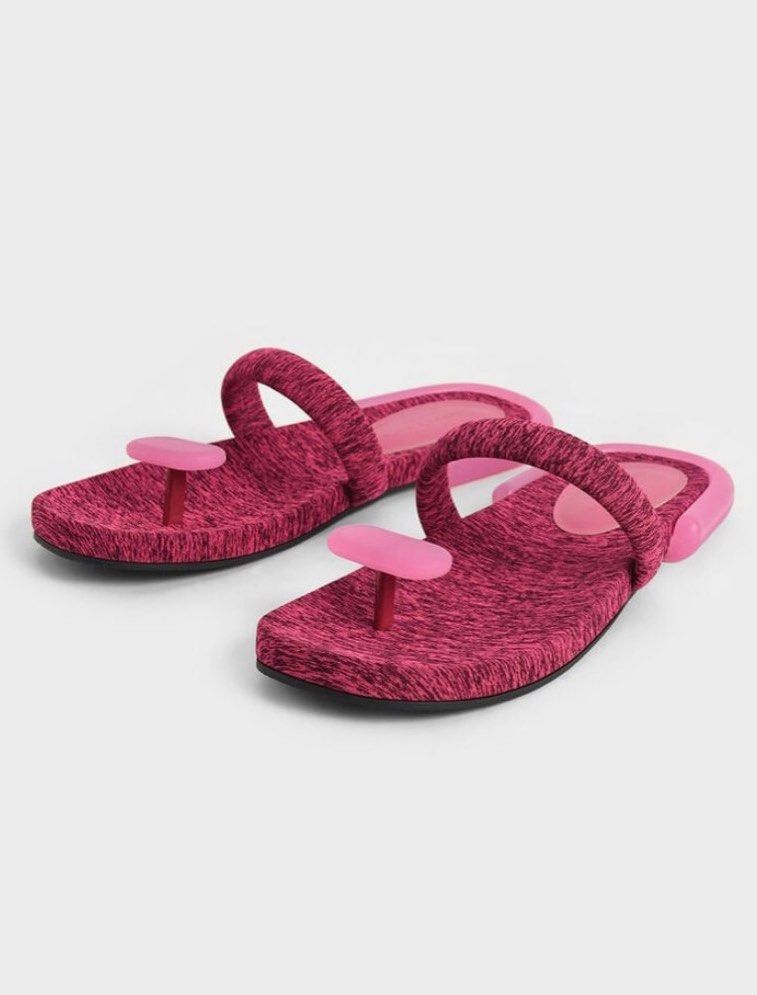 Purple discount thong sandals