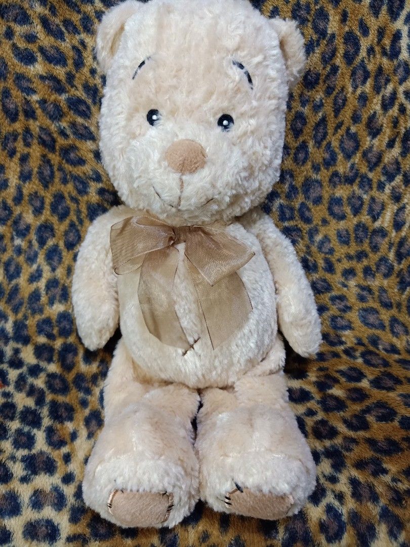 CLASSIC BEIGE COLORED WINNIE THE POOH COMFORT PLUSH TOY BY TESCO
