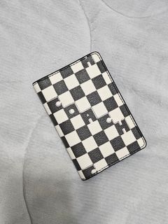 全新coach鑽卡禮棋盤格卡夾包