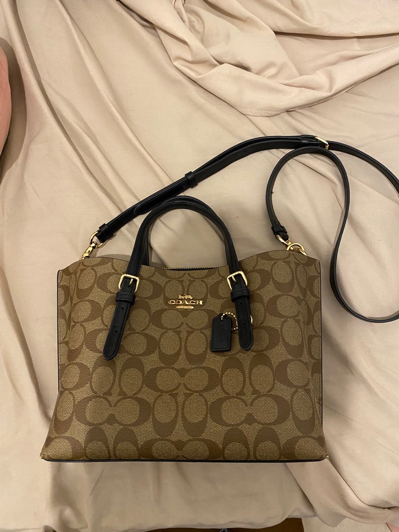 Coach Mollie 25 Signatures, Barang Mewah, Tas & Dompet di Carousell