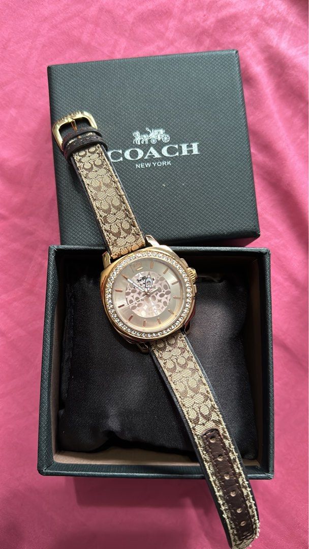 Coach clearance signature watch