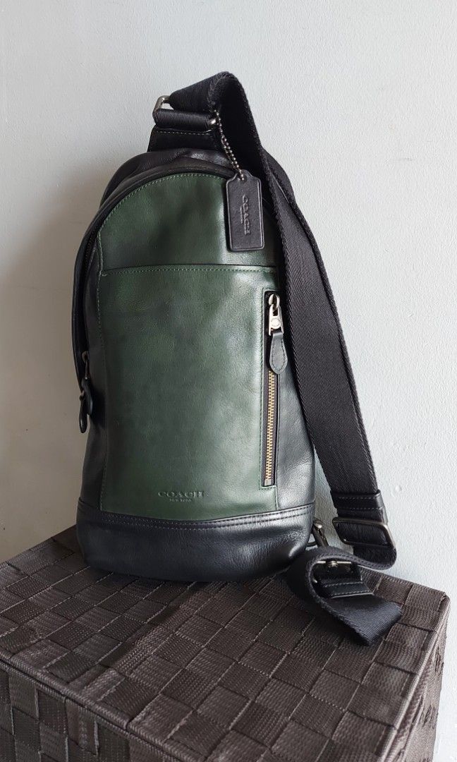 Coach Sling Bag Men s Fashion Bags Sling Bags on Carousell