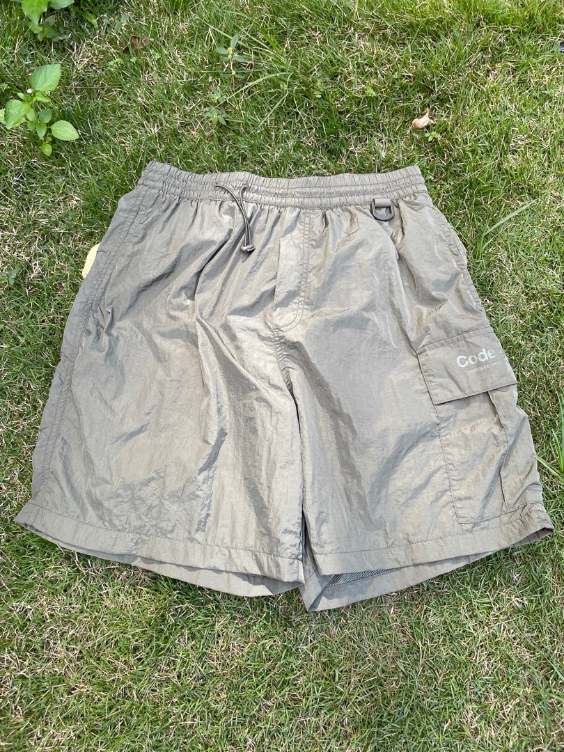 CODE GRAPHY nylon shorts, Men's Fashion, Bottoms, Shorts on Carousell