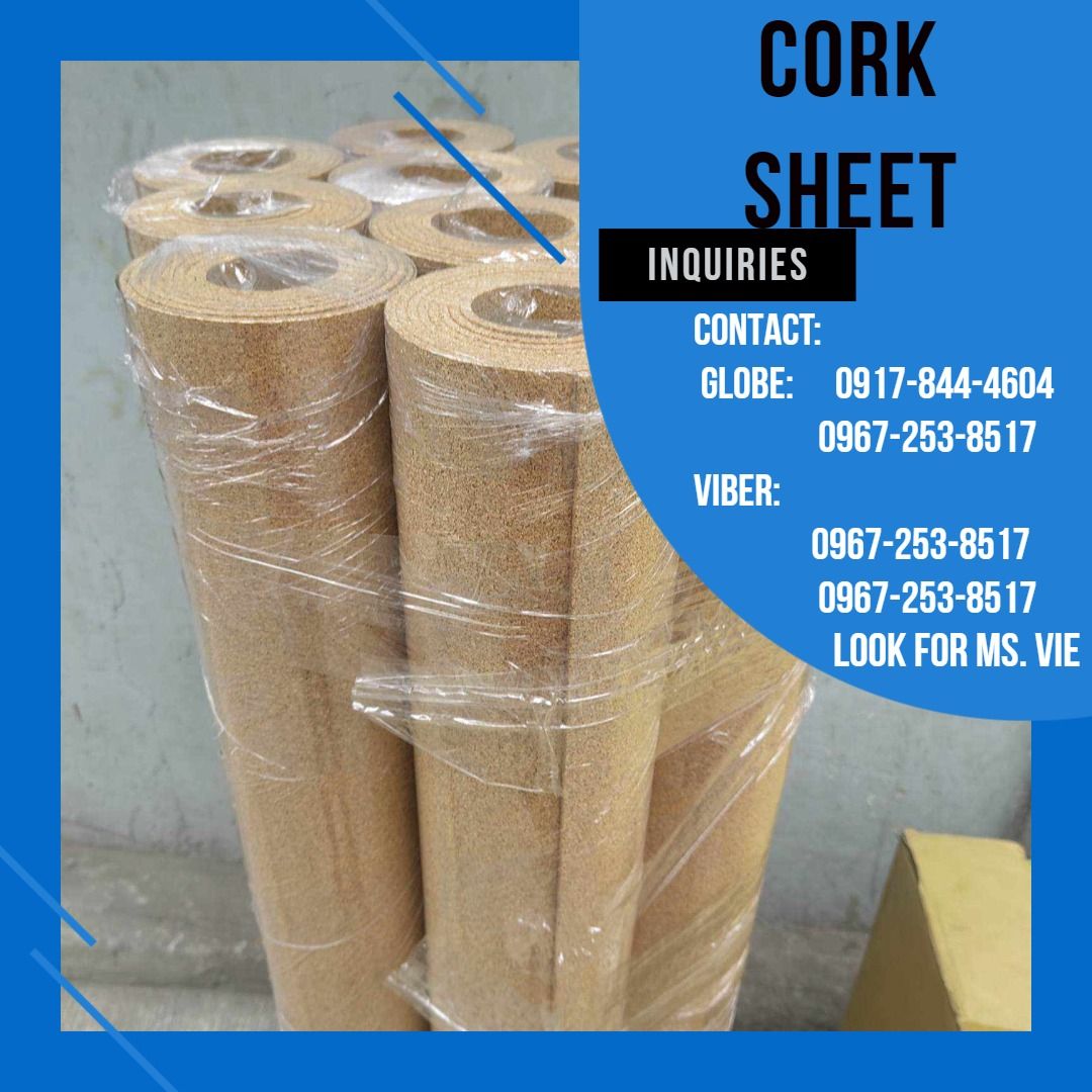 CORK SHEET, Commercial & Industrial, Industrial Equipment on Carousell