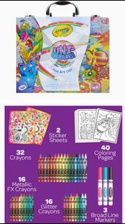 Crayola Mini Art Set with UniCreatures, Kids Art Kit, 100+ Pieces, Ages 3,  4, 5, 6, 7