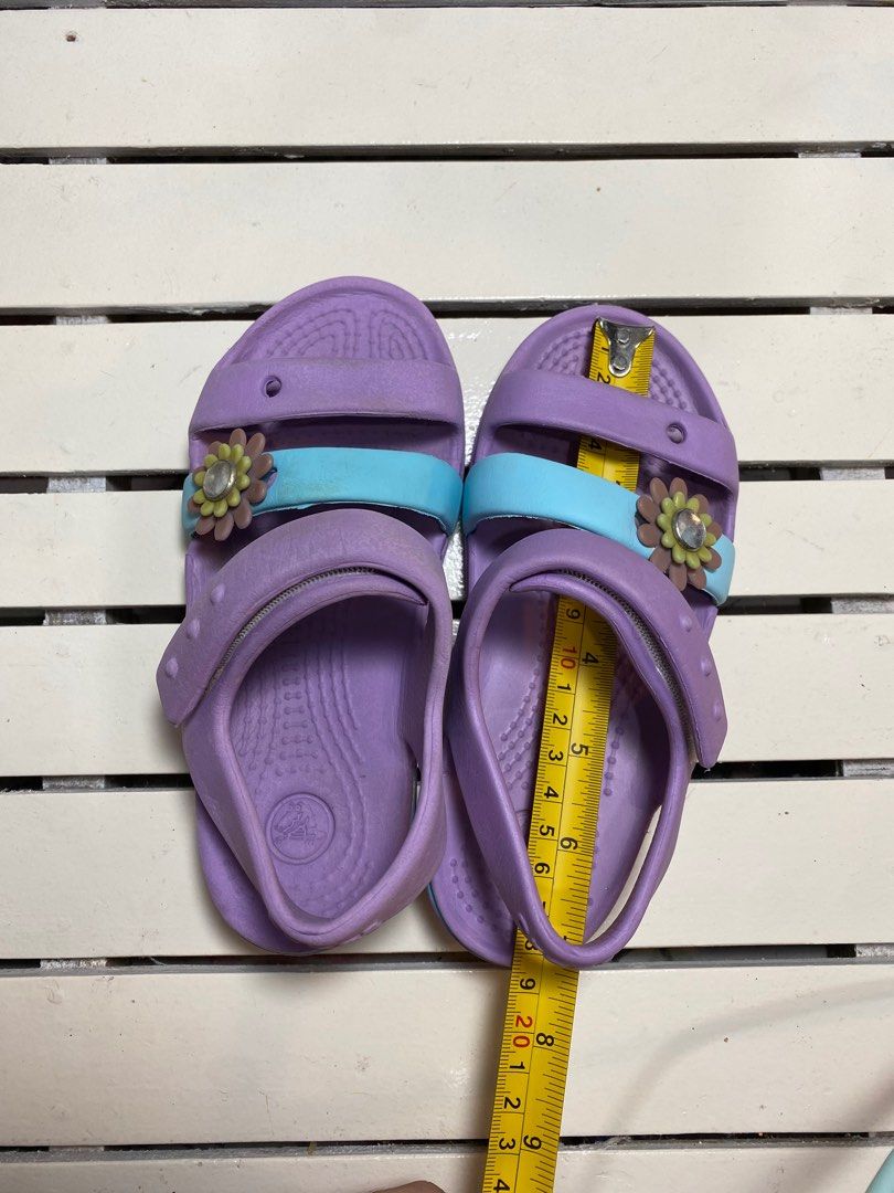 Crocs C11 purple 17cm Babies Kids Babies Kids Fashion on Carousell