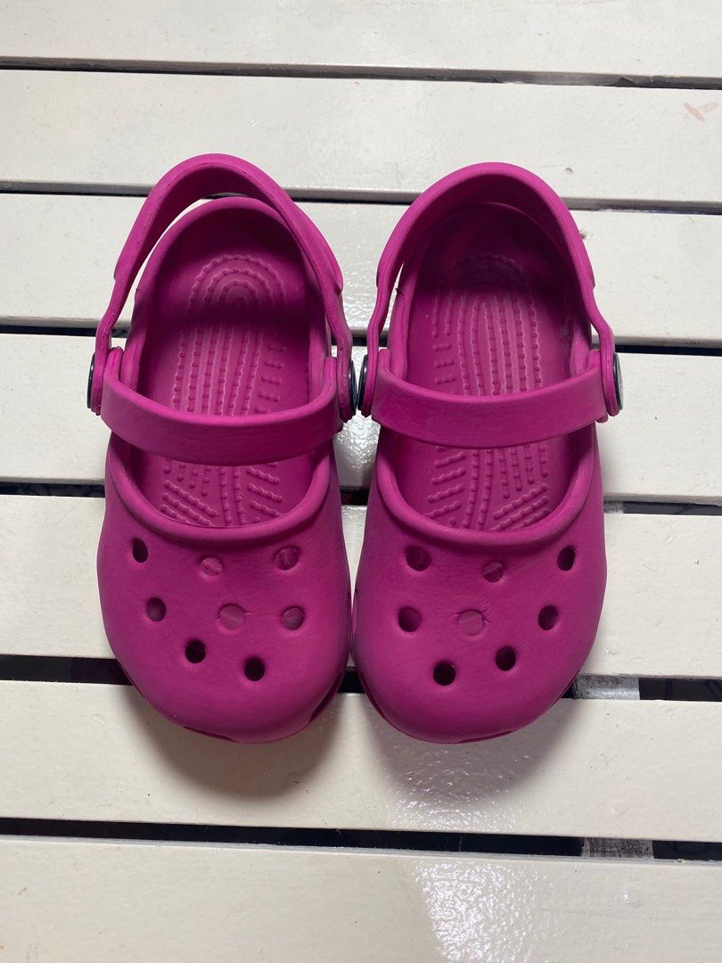Crocs C6 7 pink 13.5 14cm Babies Kids Babies Kids Fashion on