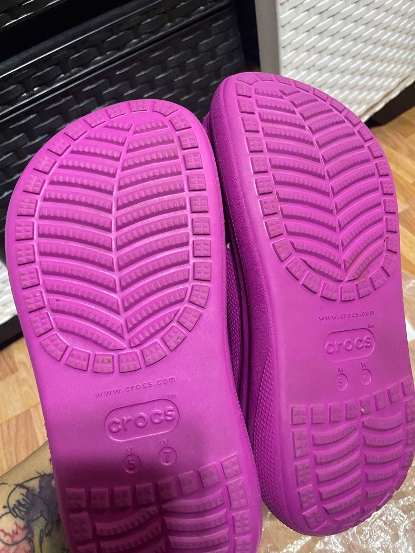 Crocs classic crush clog Women s Fashion Footwear Shoe inserts